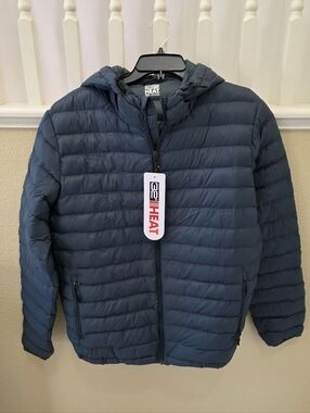 32 Degrees HEAT Men's Puffer Jacket with Hood